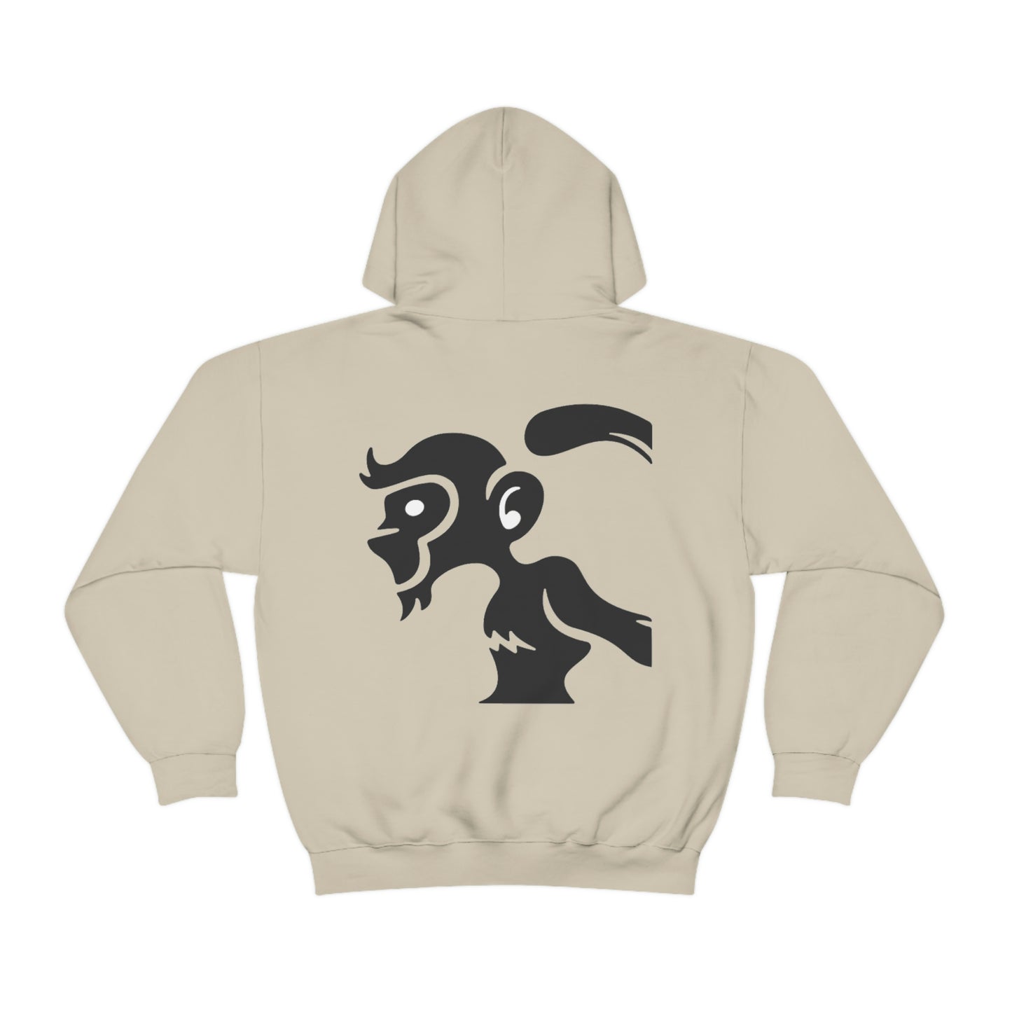 Be wild Be crazy mens Hooded Sweatshirt