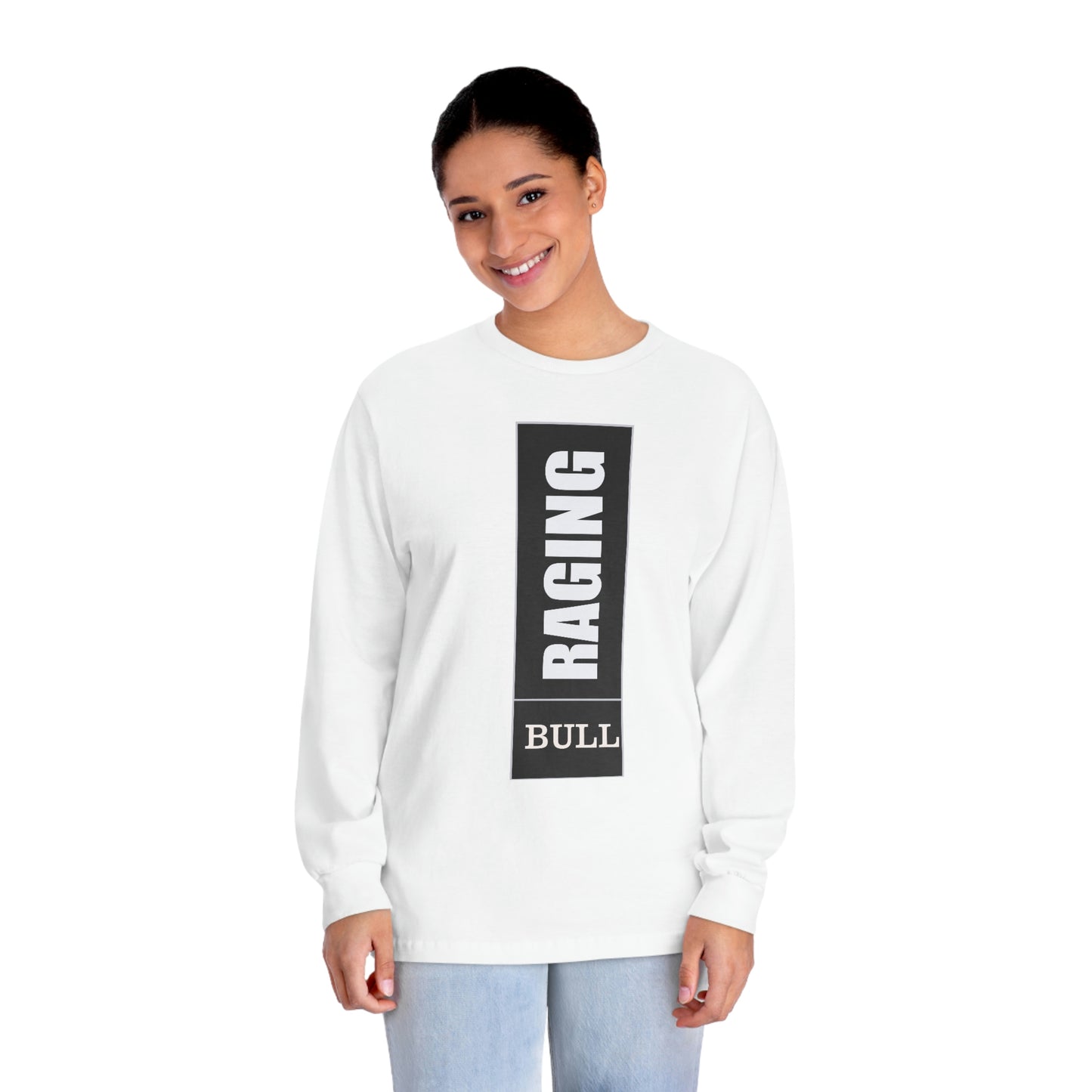 Raging Bull white Women's Long Sleeve T-Shirt