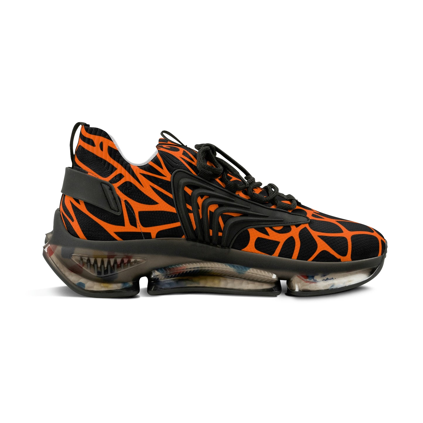 Raging Bull orange Men's Mesh Sneakers