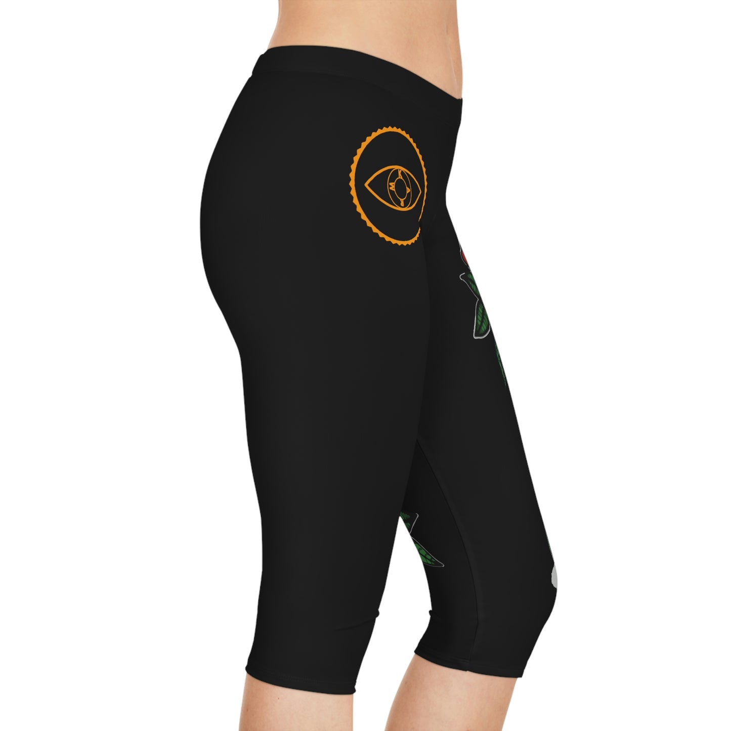 Rinsed in Poison Women's Capri Leggings