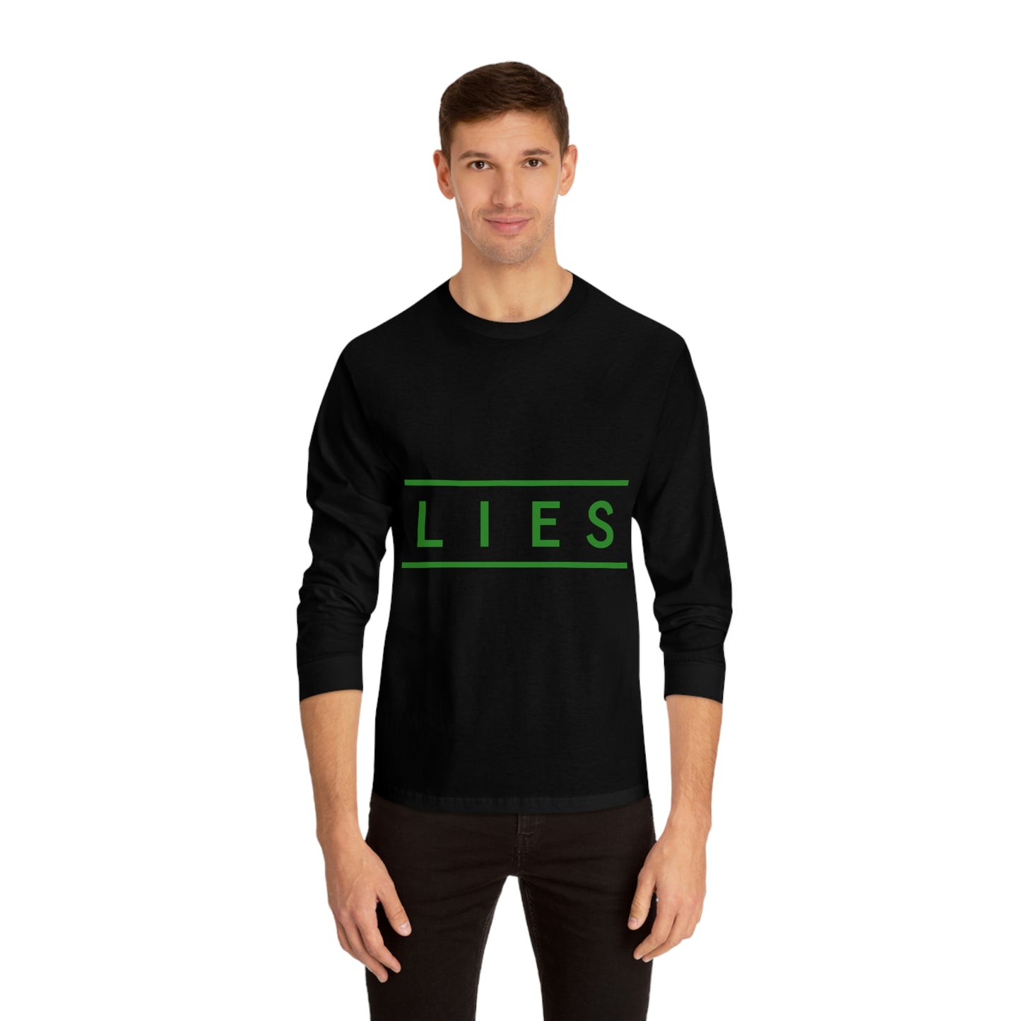 Eyes never Lie men's Long Sleeve T-Shirt