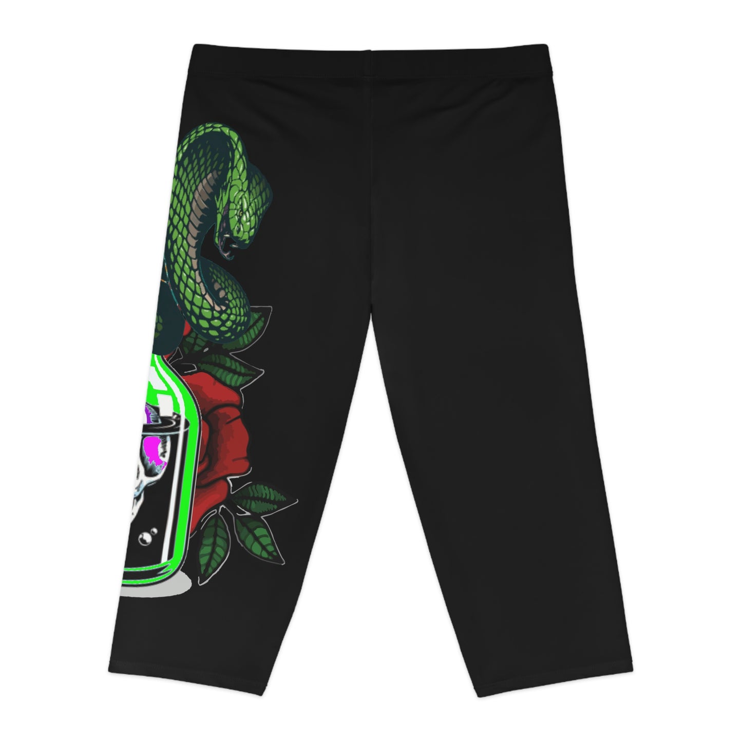 Rinsed in Poison Women's Capri Leggings