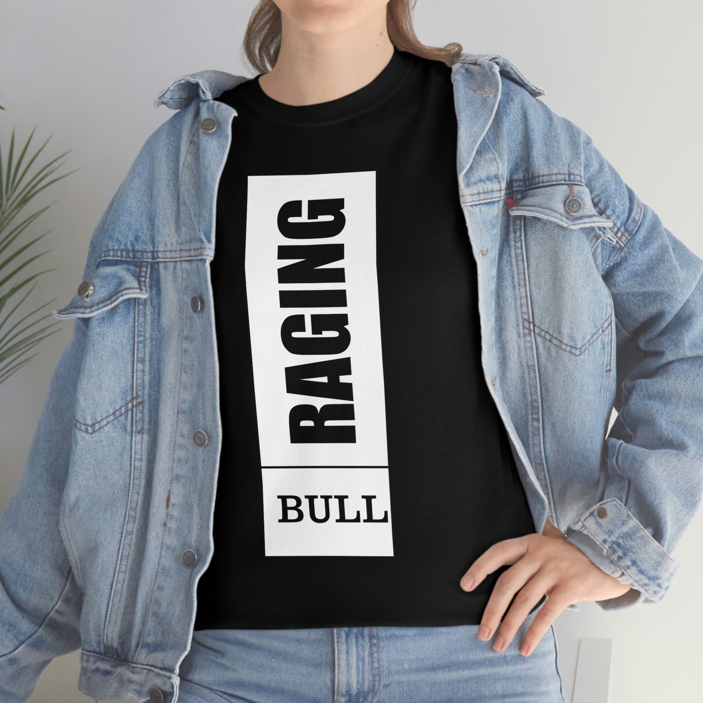 Raging Bull black Women's Heavy Cotton T-shirt