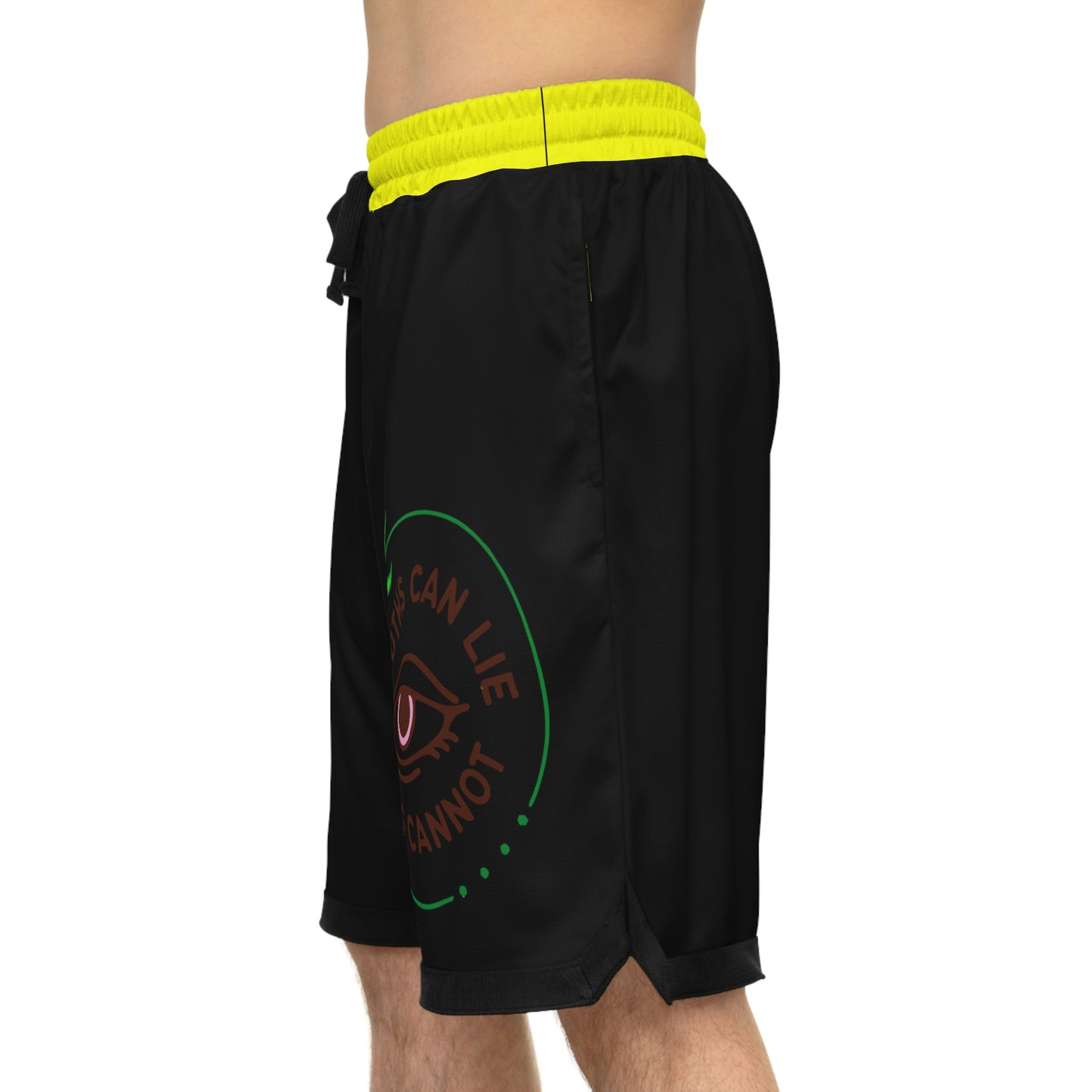 Mouths can Lie Basketball Rib Shorts