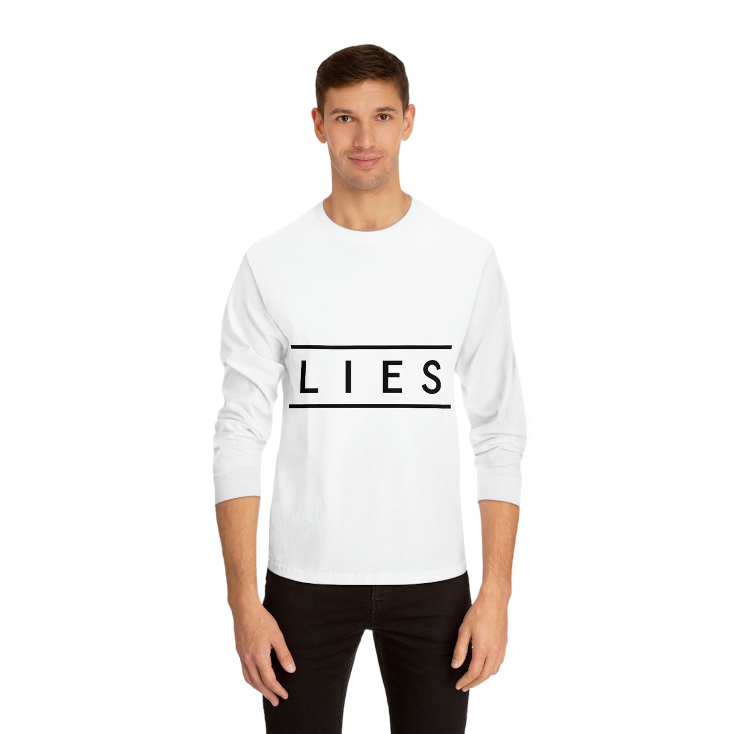 Eyes never Lie men's Long Sleeve T-Shirt