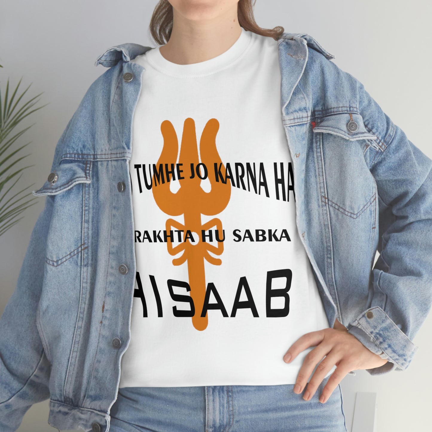 Mahakaal ka Hisaab Heavy Cotton T-shirt