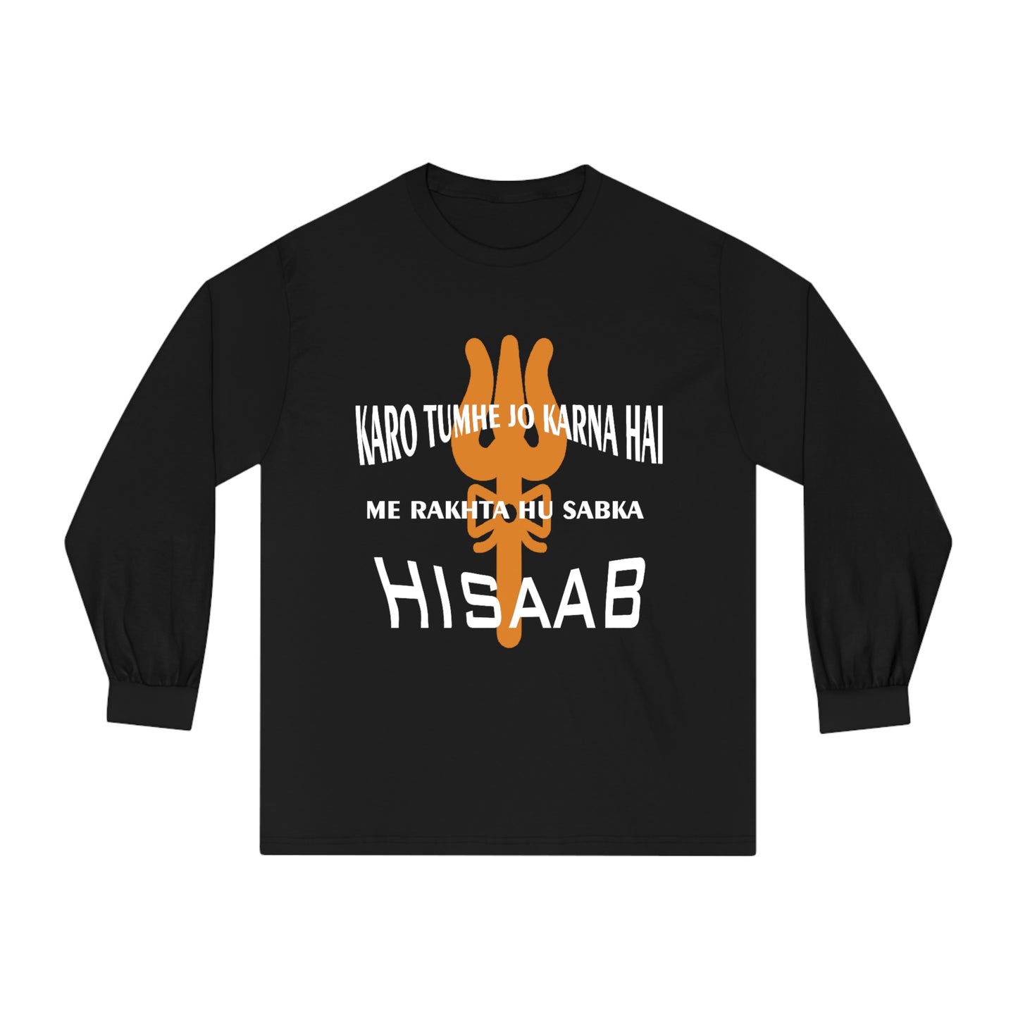 Mahakaal ka Hisaab black Long Sleeve T-Shirt