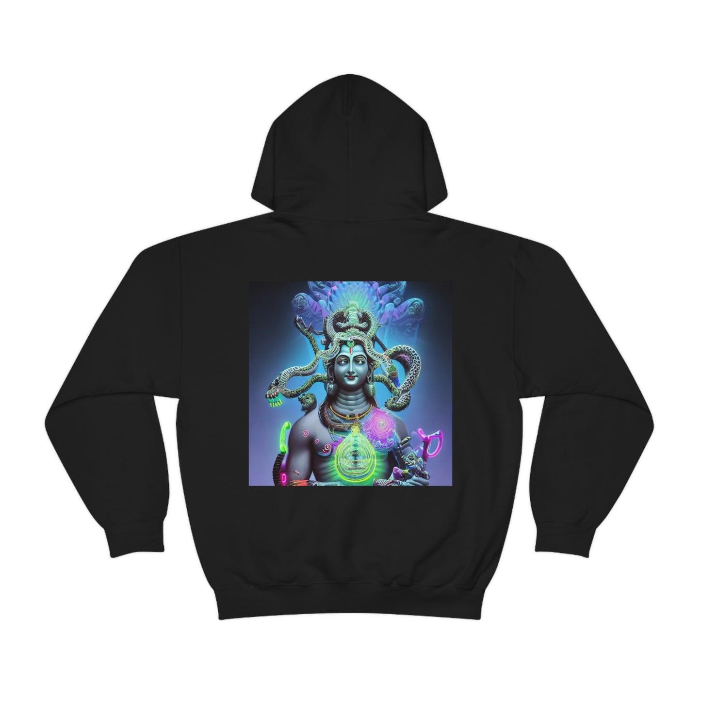 Mahakaal ka Hisaab Black Hoodie sweatshirt.