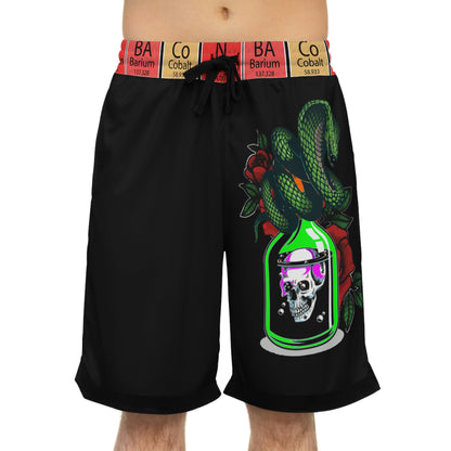 Rinsed in Poison Basketball Rib Shorts