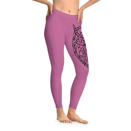 Secrets of Kalyug's pink women's Stretchy Leggings