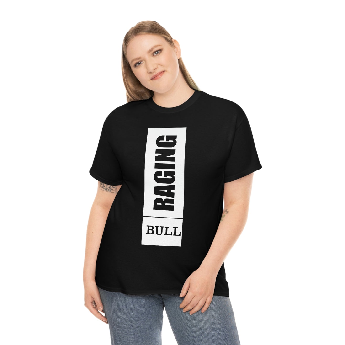 Raging Bull black Women's Heavy Cotton T-shirt