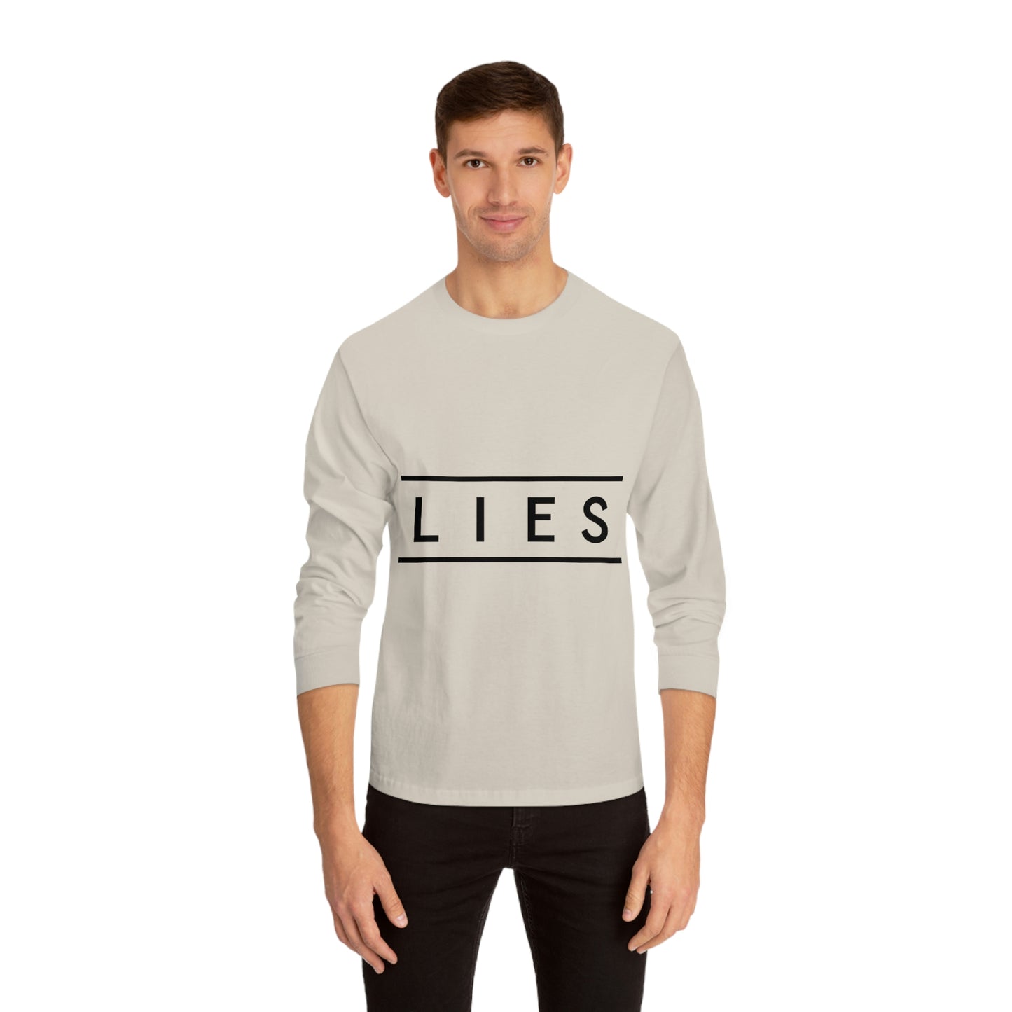 Eyes never Lie men's Long Sleeve T-Shirt