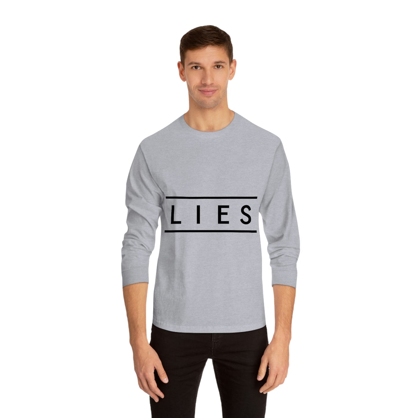 Eyes never Lie men's Long Sleeve T-Shirt