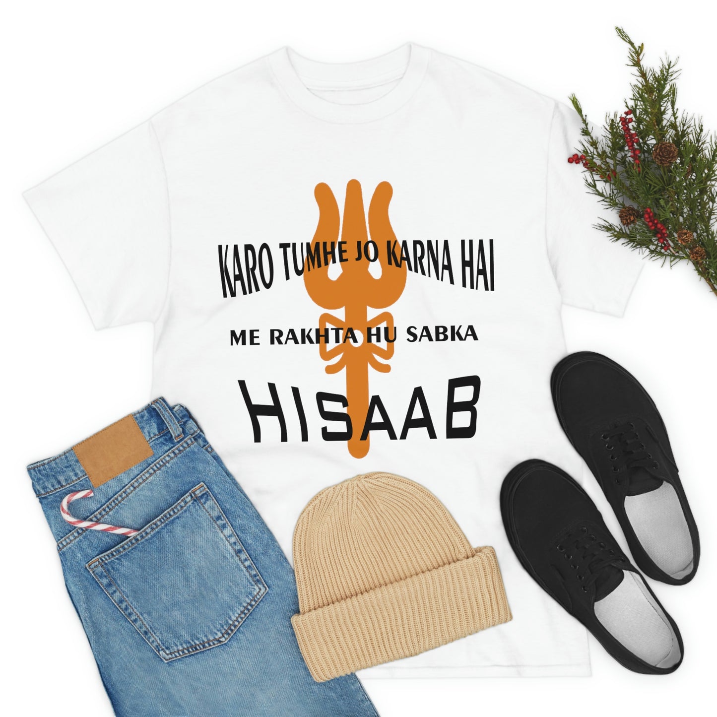 Mahakaal ka Hisaab Heavy Cotton T-shirt