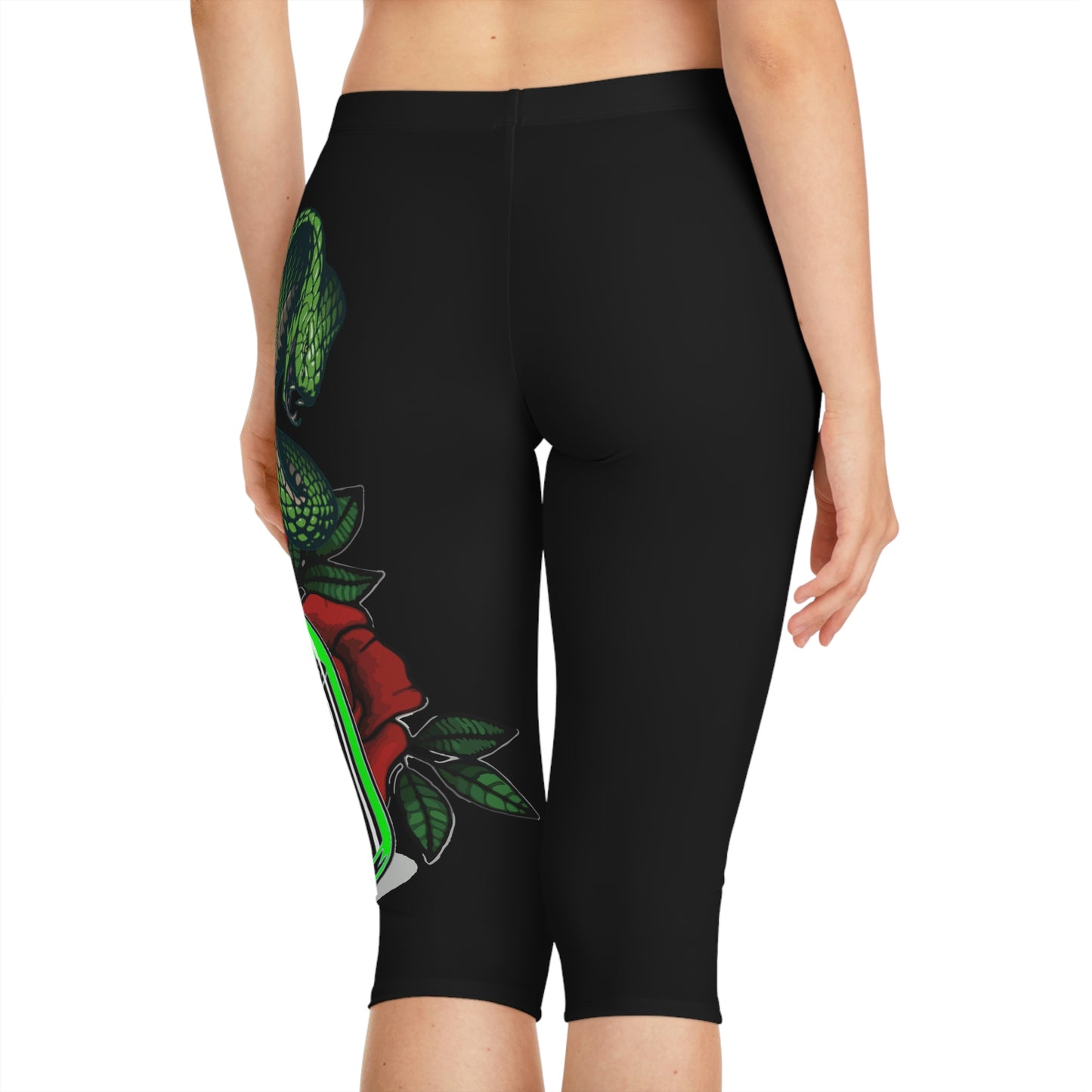 Rinsed in Poison Women's Capri Leggings