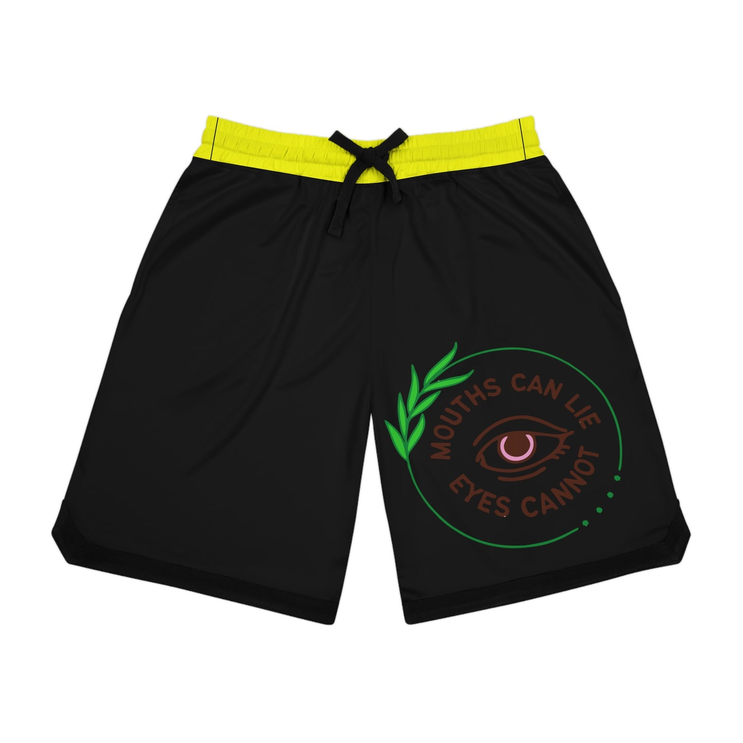 Mouths can Lie Basketball Rib Shorts