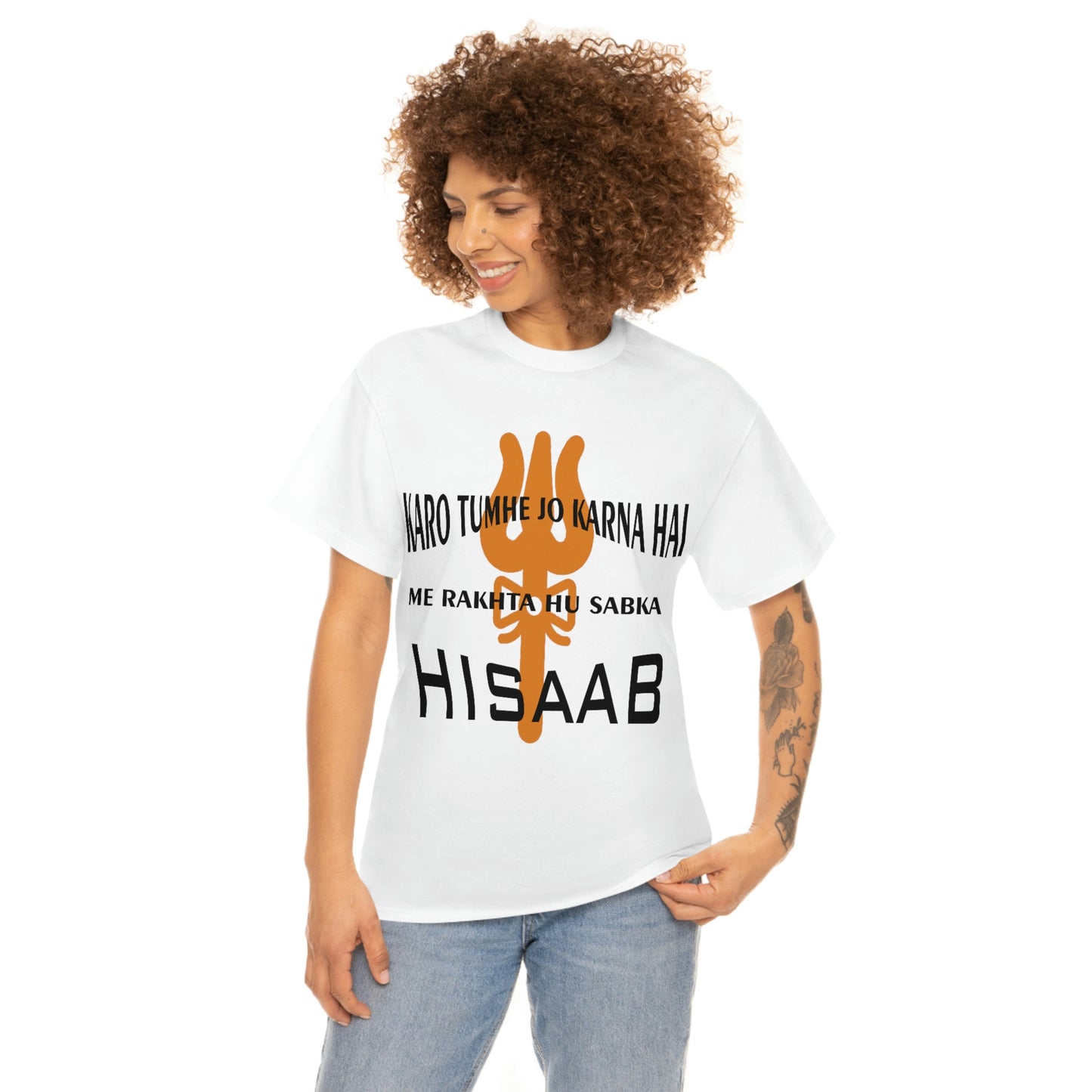 Mahakaal ka Hisaab Heavy Cotton T-shirt